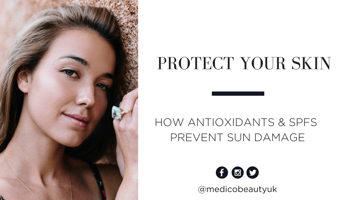 Protect Your Skin How Antioxidants & SPFs Prevent & Reduce Sun Damage