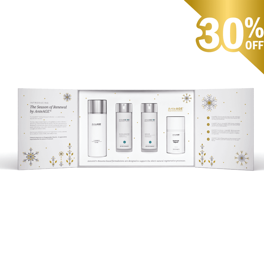 AnteAGE Holiday Renewal Collection - Biosome Serum & Accelerator Kit 30 ml (x2) - AnteAGE MD® Stimulate & Renew AnteAGE® MD 