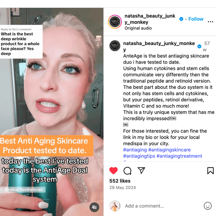 Biosome Serum & Accelerator Kit 30 ml (x2) - AnteAGE MD® Stimulate & Renew AnteAGE® MD 