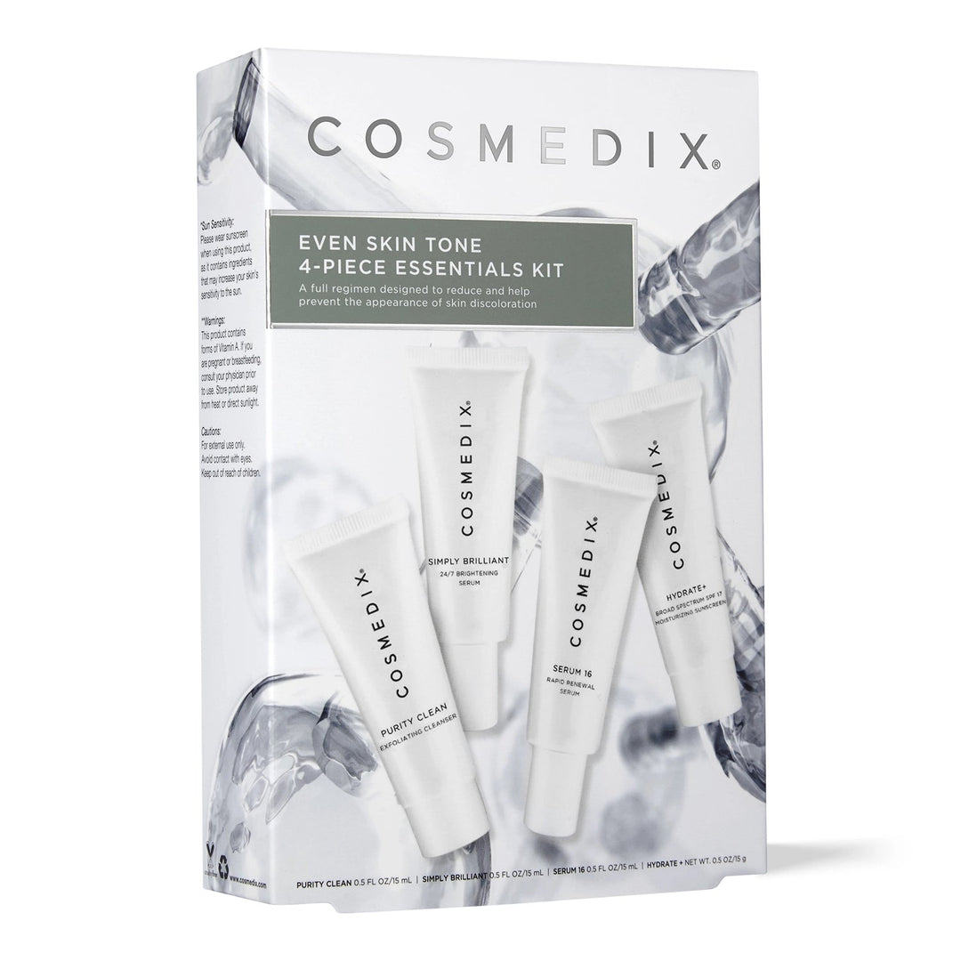 Even Skin Tone 4-Piece Essential Kit - CosMedix Travel Kits Cosmedix 