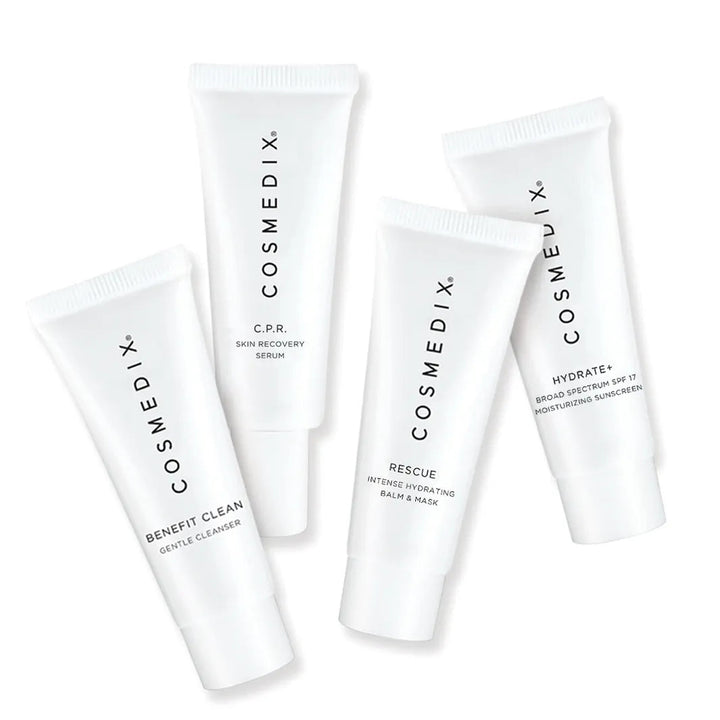 Sensitive Skin 4-Piece Essential Kit - CosMedix Travel Kits Cosmedix 