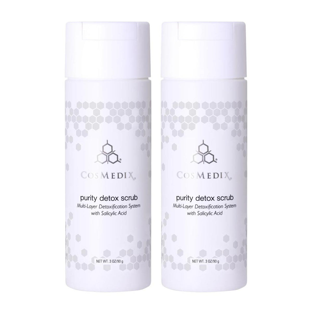 Purity Detox Scrub Multi-Layer Detoxification System Backbar (x2 Bottles) UNBOXED - CosMedix Cleanse & Balance Cosmedix 