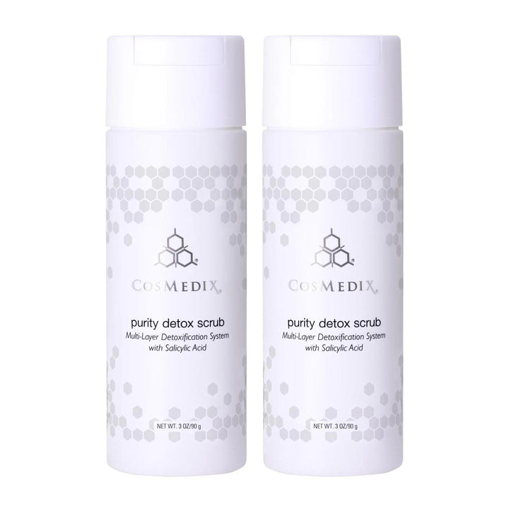 Purity Detox Scrub Multi-Layer Detoxification System Backbar (x2 Bottles) UNBOXED - CosMedix Cleanse & Balance Cosmedix 